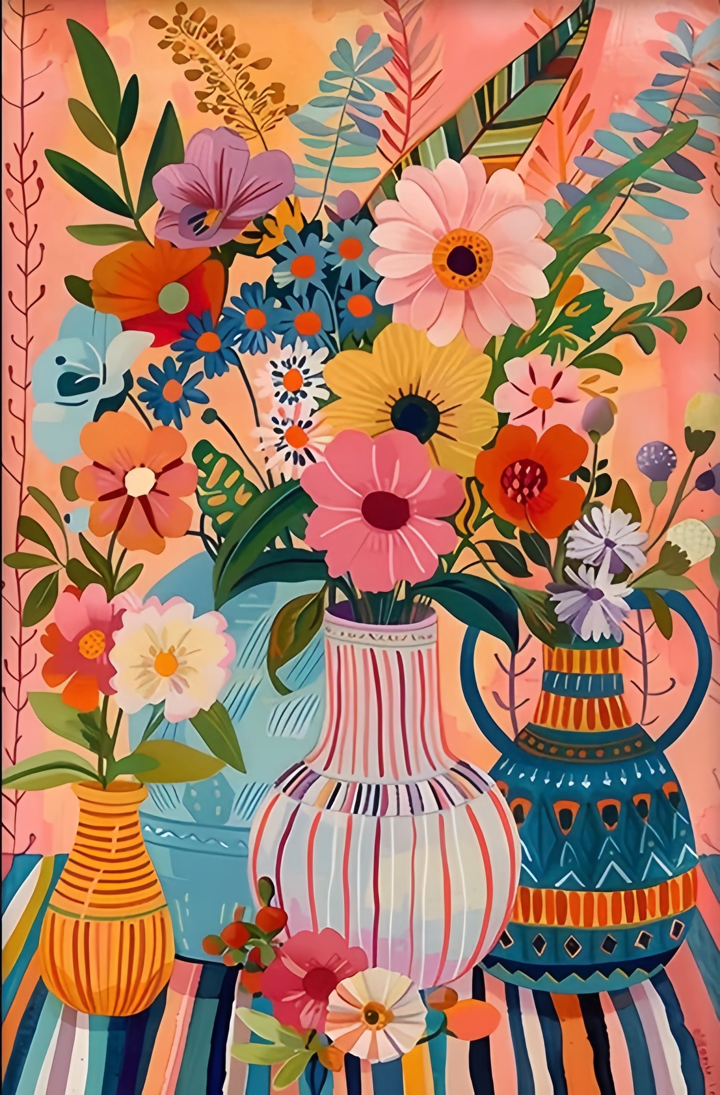 Paint by Numbers Kit Flowers