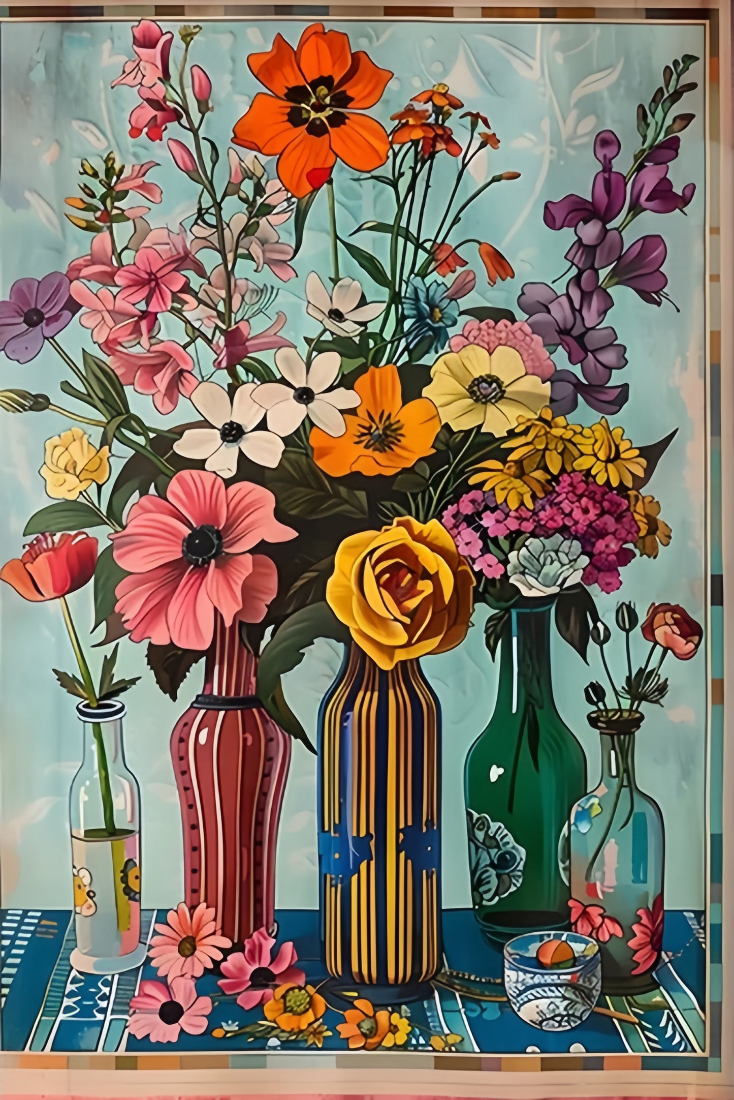 Paint by Numbers Kit Flowers