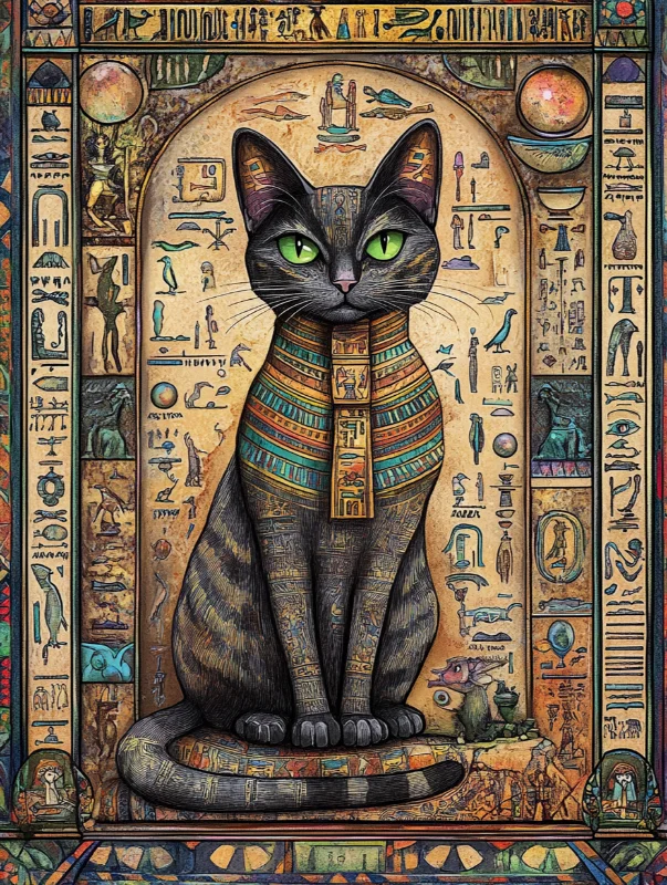 Paint by Numbers Kits Abstract Cat