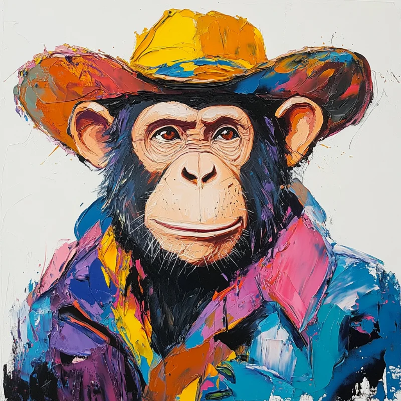 Paint by Numbers Kit Gorilla