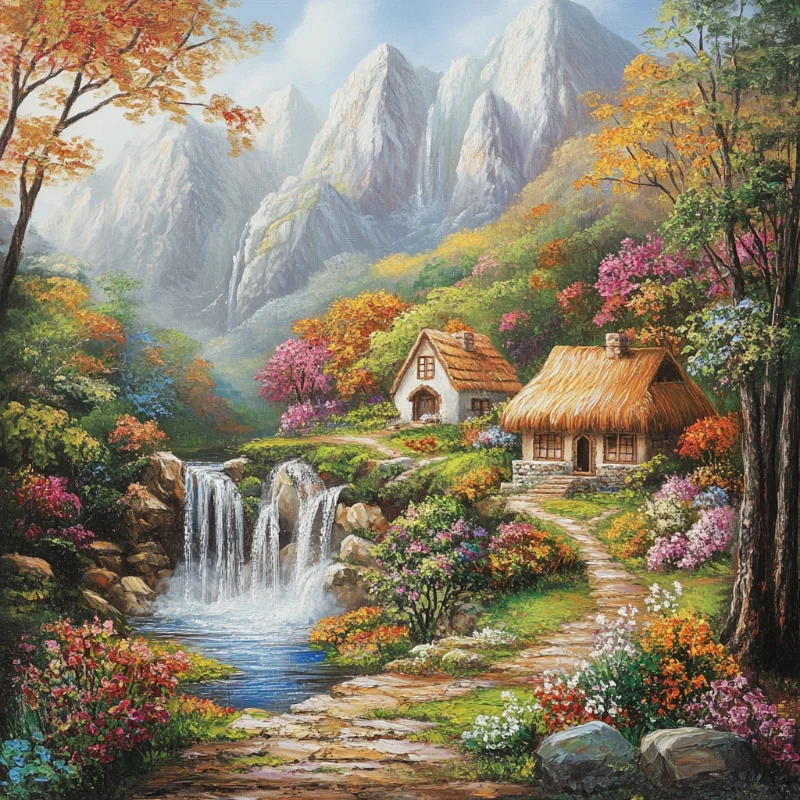 Paint by Numbers Kit Beautiful Scenery