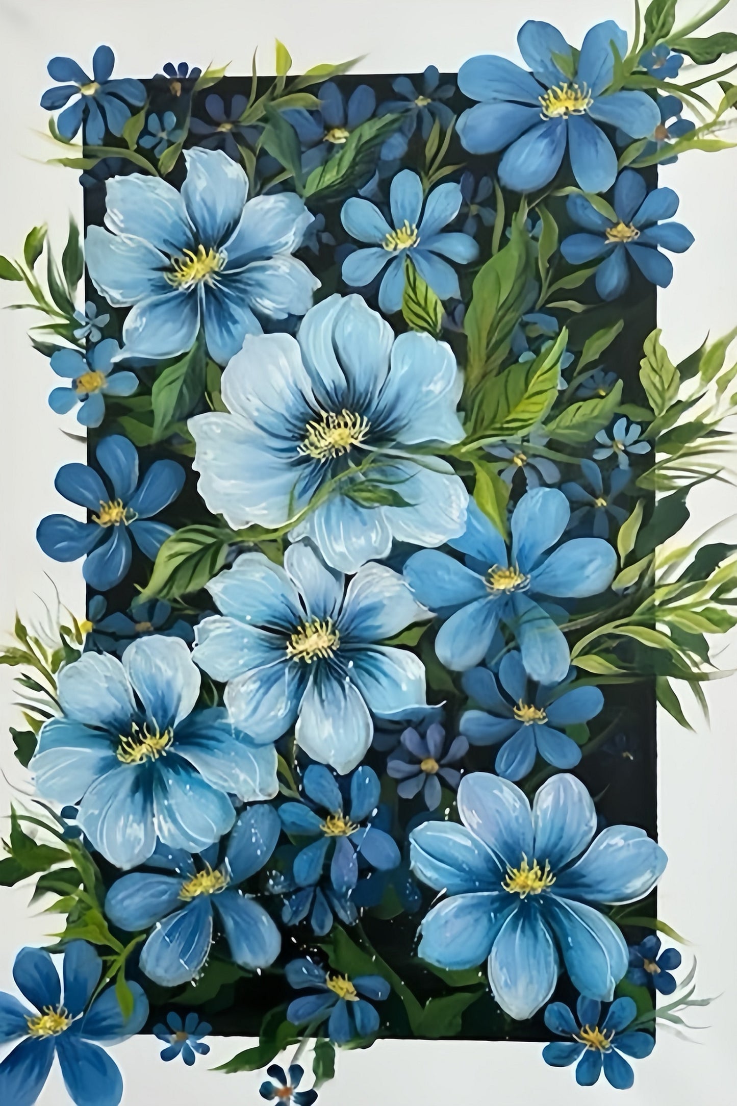 Paint by Numbers Kit 3d Appearance Flower