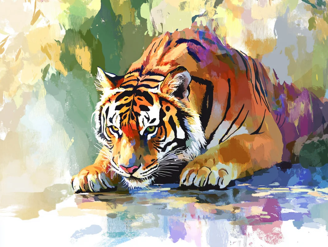 Paint by Numbers Kits Tiger
