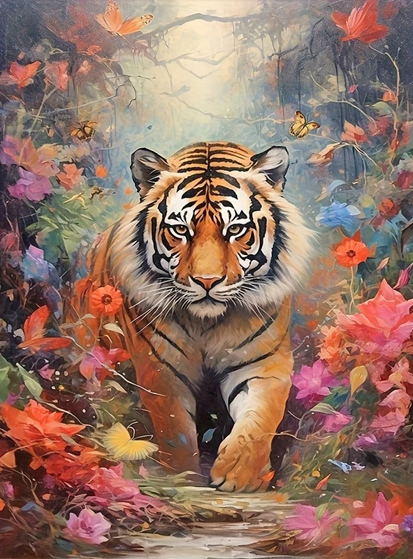 Paint by Numbers Kits Tiger