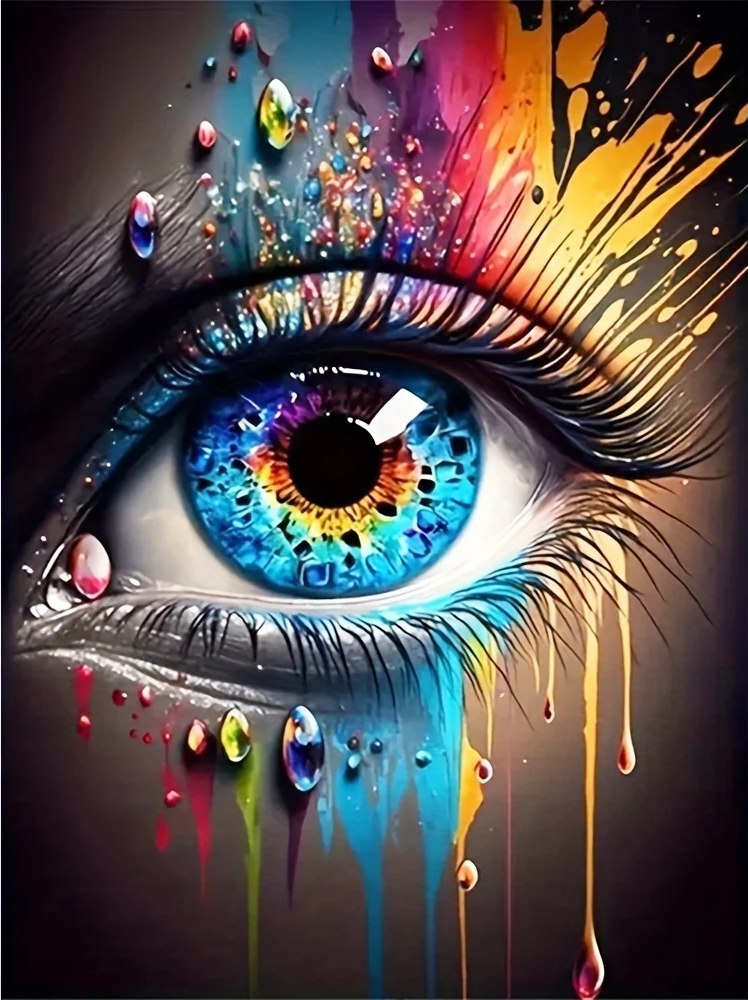 Paint by Numbers Kits Abstract Eyes