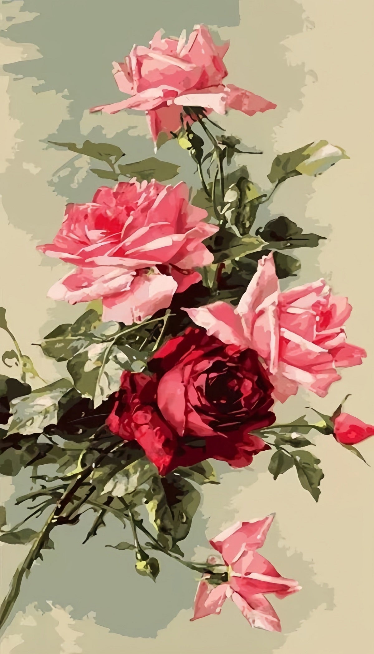 Paint by Numbers Kit Flowers