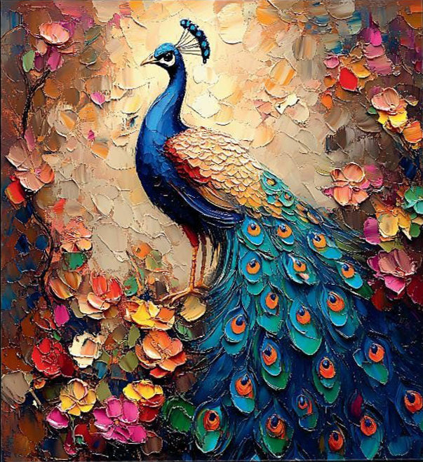 Paint by Numbers Kit Peacock