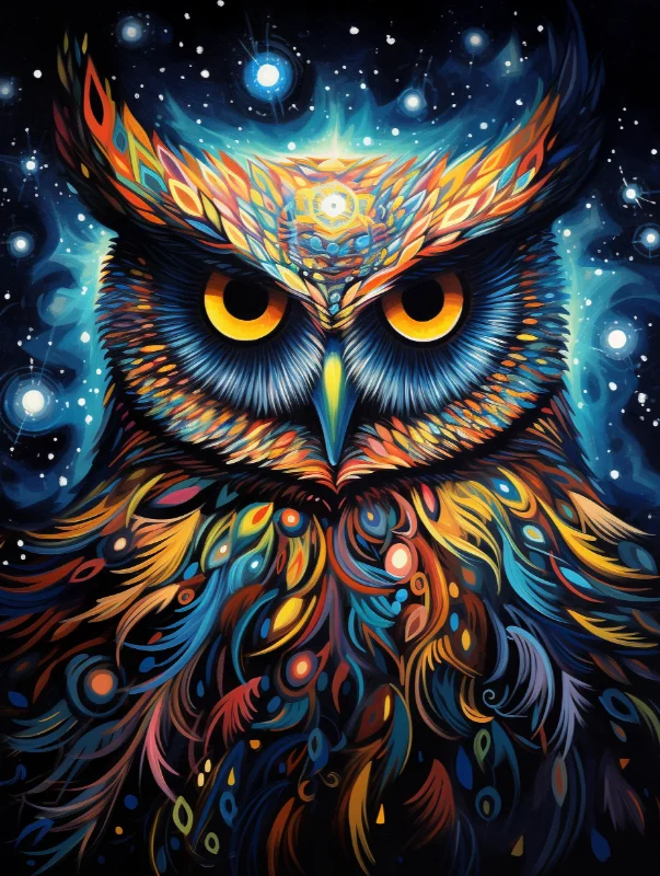 Paint by Numbers Kits Owls