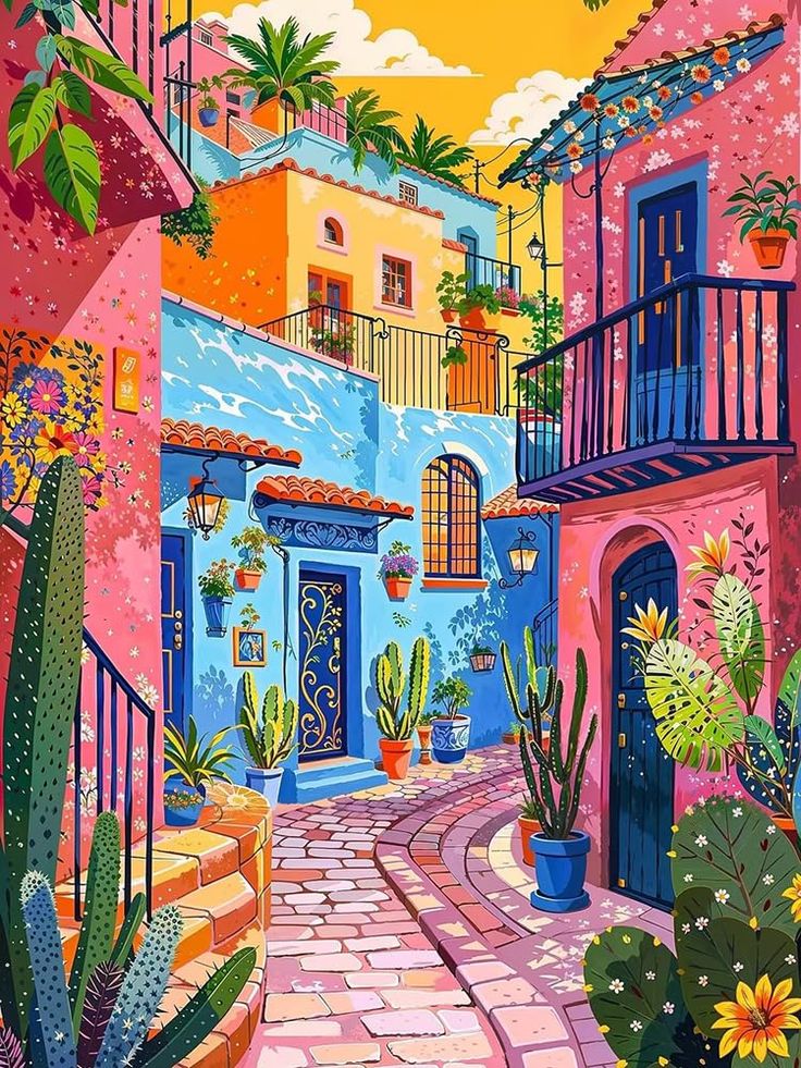 Paint by Numbers Kits Streetscape