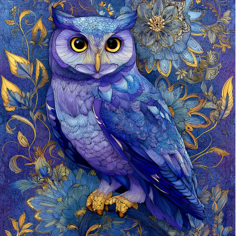 Paint by Numbers Kit Owl