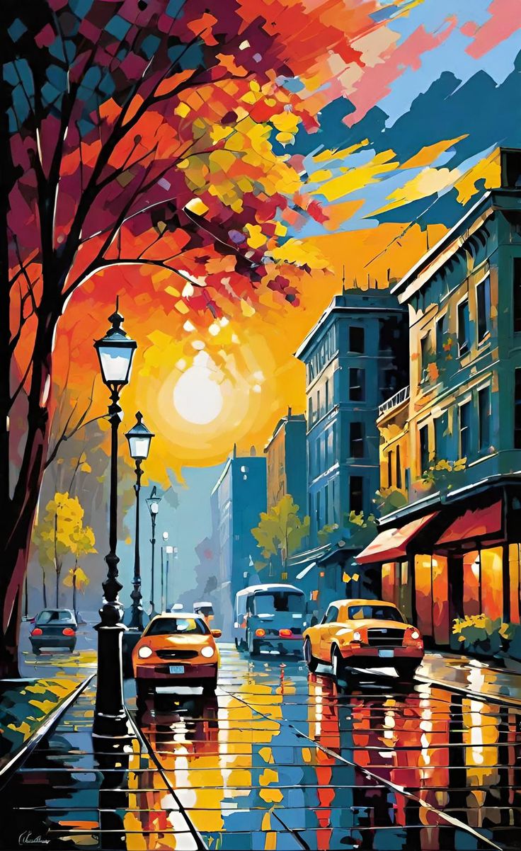Paint by Numbers Kit Street View
