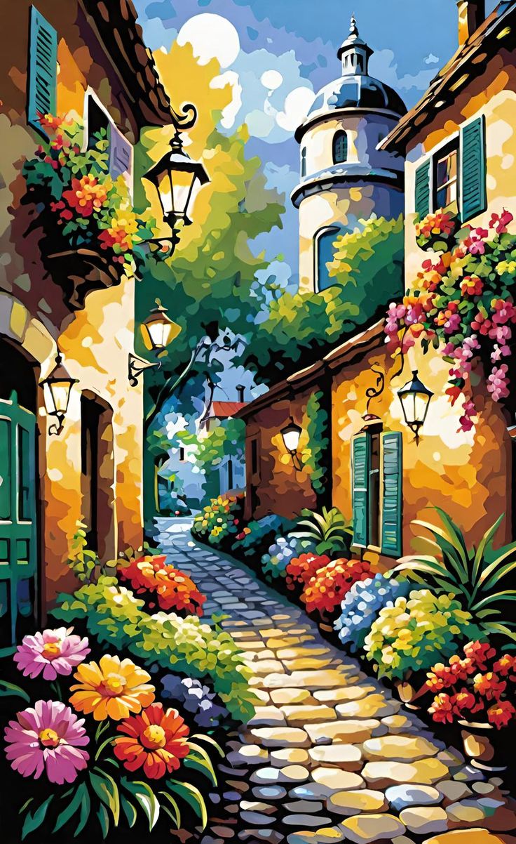Paint by Numbers Kit Beautiful Scenery