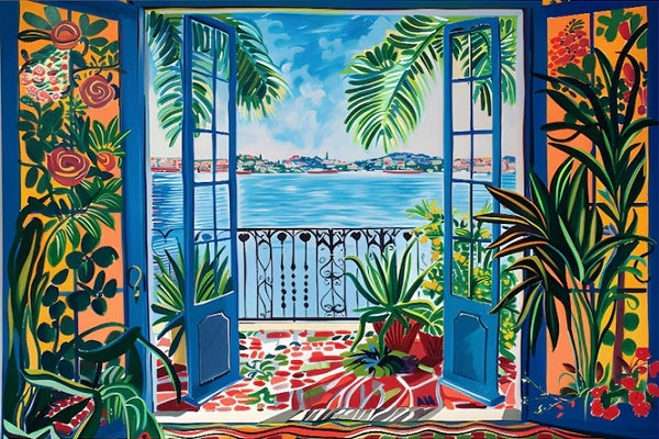 Paint by Numbers Kit Window View