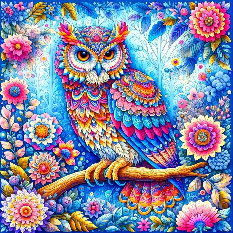 Paint by Numbers Kit Owl
