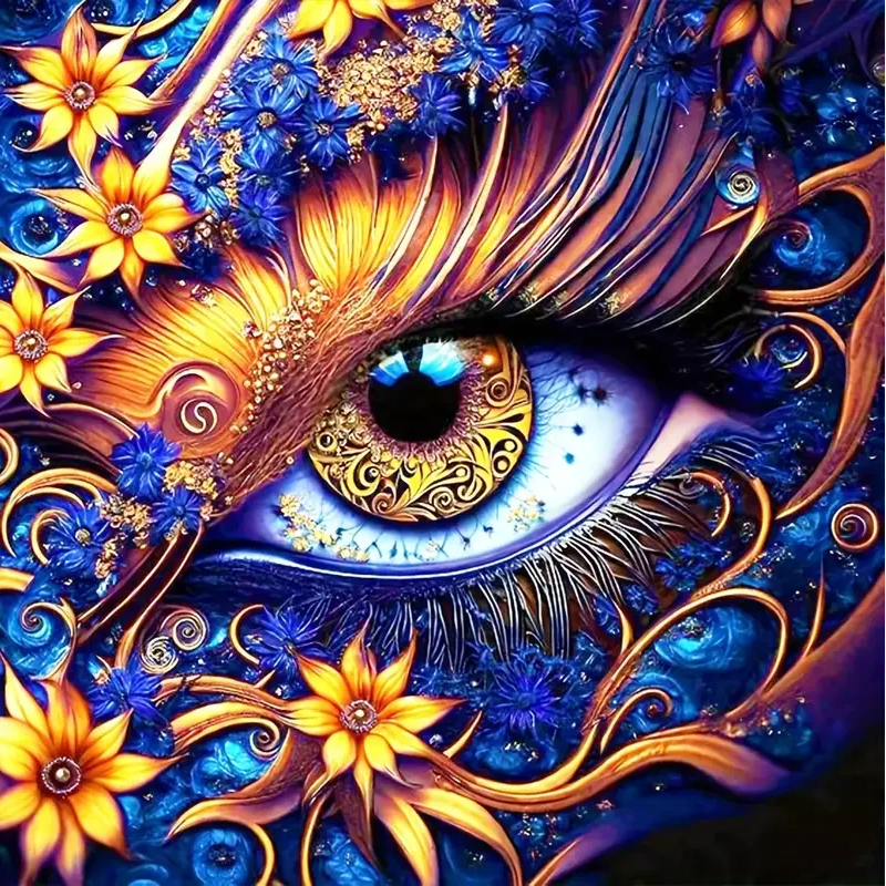 Paint by Numbers Kit Abstract Eye