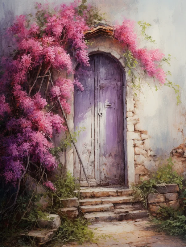 Paint by Numbers Kits Scenery Outside The Door
