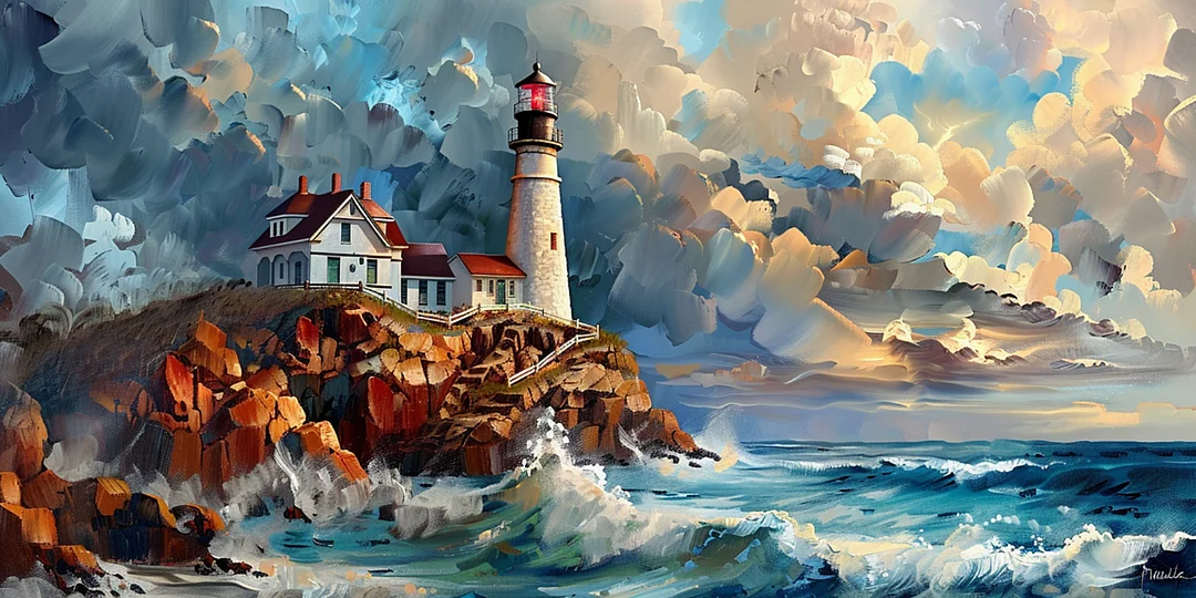 Paint by Numbers Kit Lighthouse