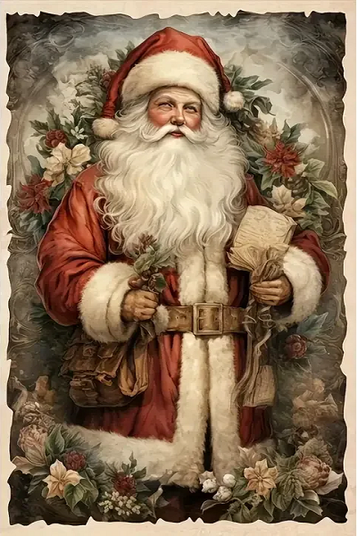 Paint by Numbers Kit Santa Claus