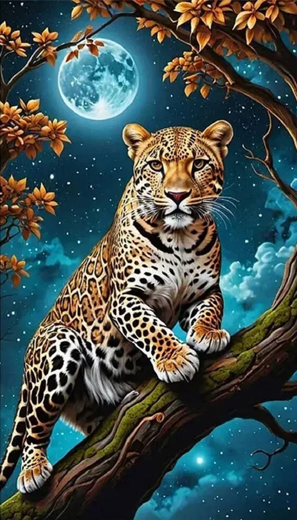 Paint by Numbers Kit Leopard