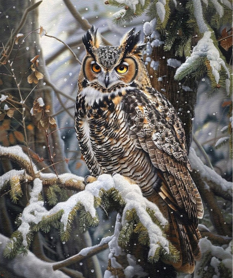 Paint by Numbers Kits Owl