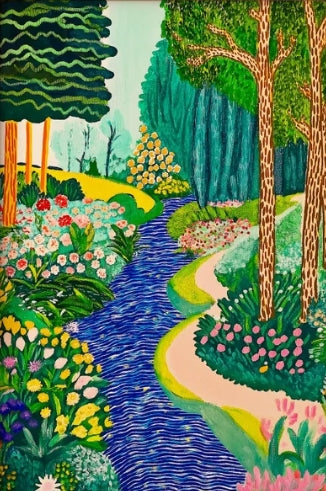 Paint by Numbers Kit Abstract Forest Landscape