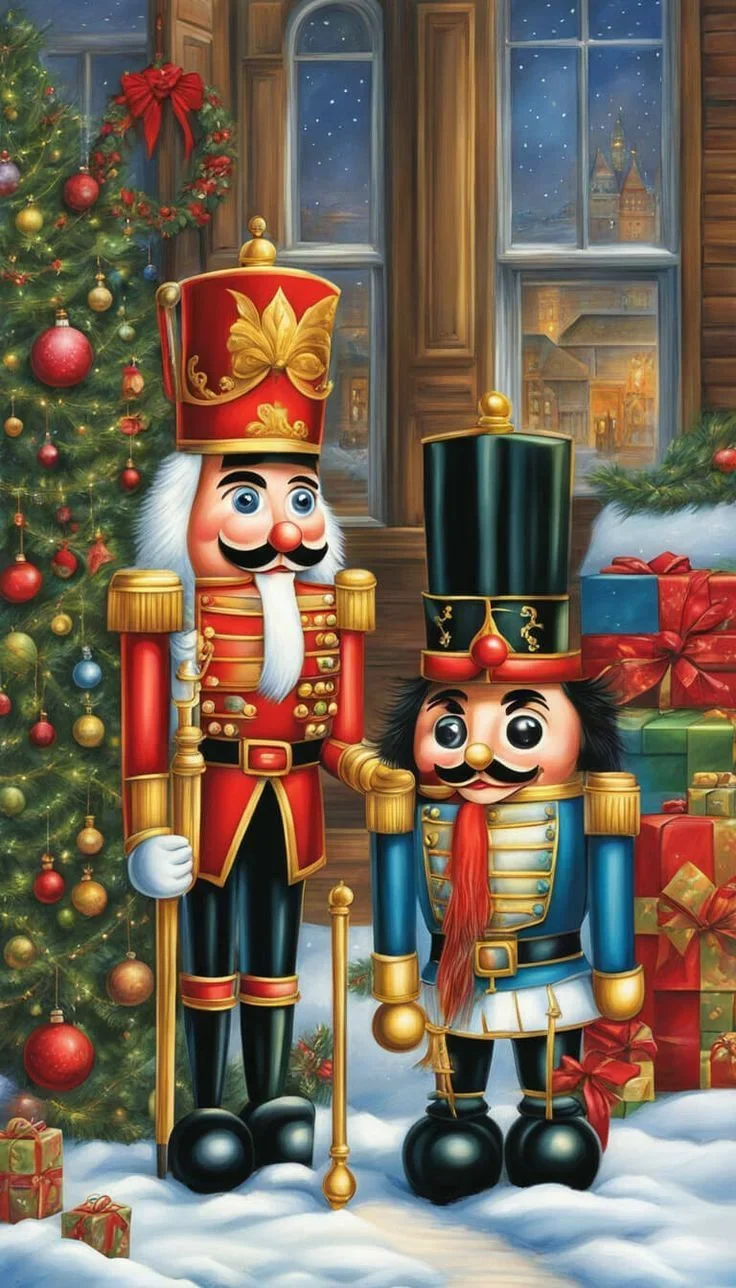 Paint by Numbers Kit Christmas Figurines