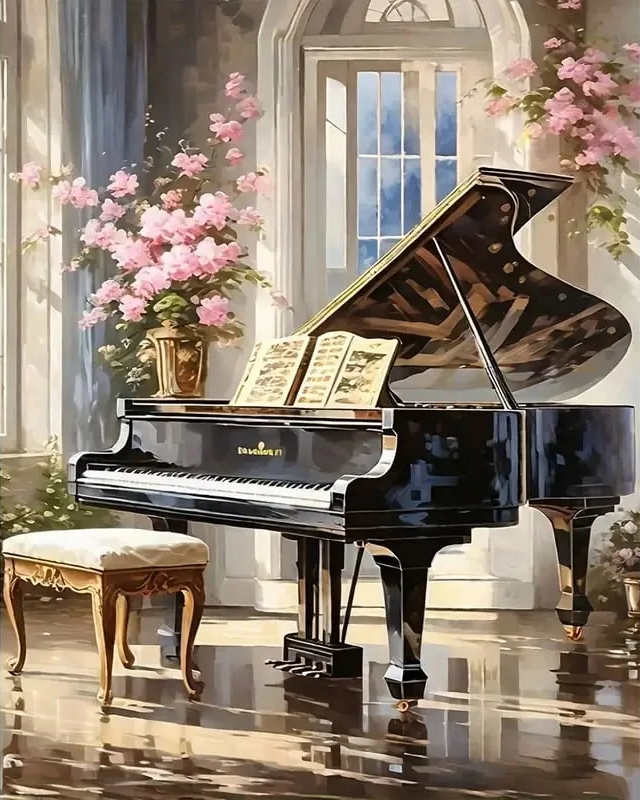 Paint by Numbers Kits Piano