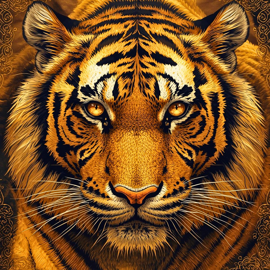 Paint by Numbers Kit Tiger
