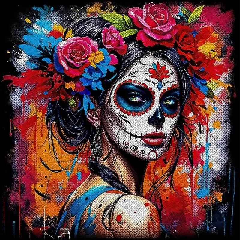 Paint by Numbers Kit Terrifying Woman