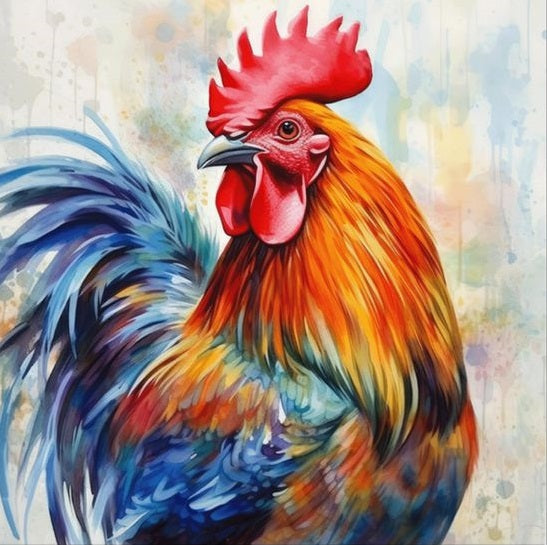 Paint by Numbers Kit Rooster