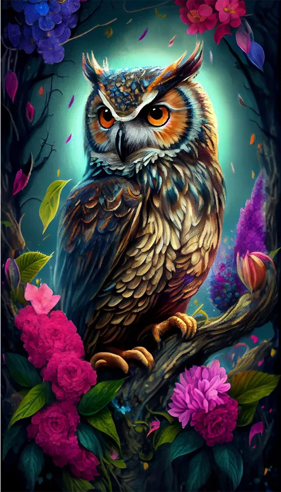 Paint by Numbers Kit Owl