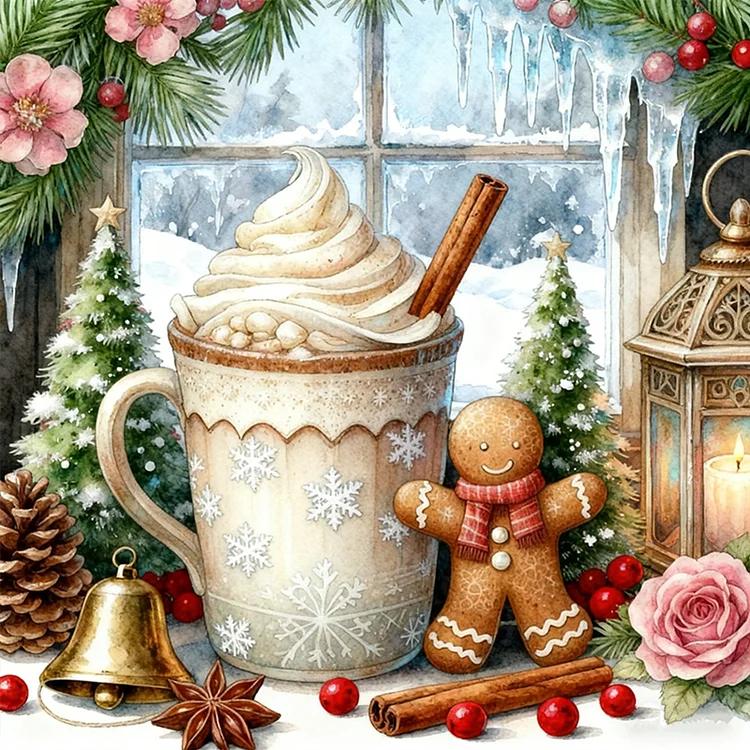 Paint by Numbers Kit Christmas