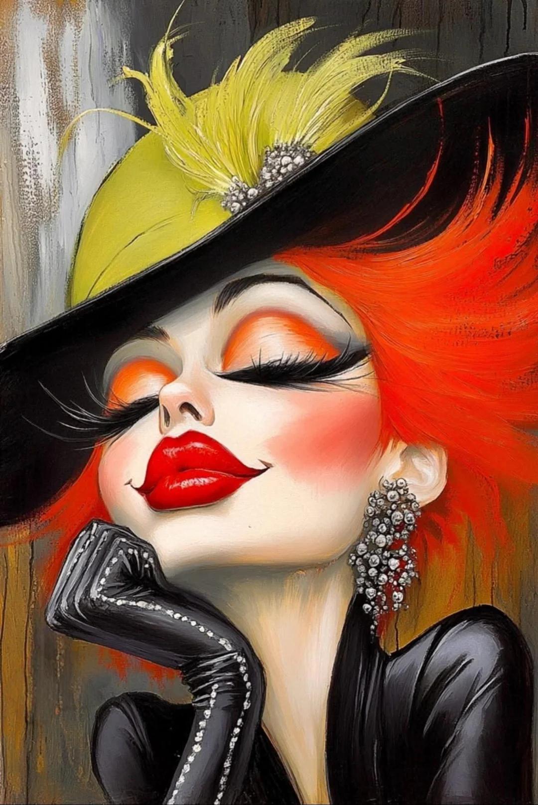 Paint by Numbers Kit Beautiful Woman