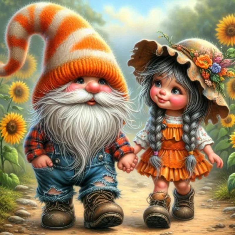 Paint by Numbers Kit Goblins and Little Girls