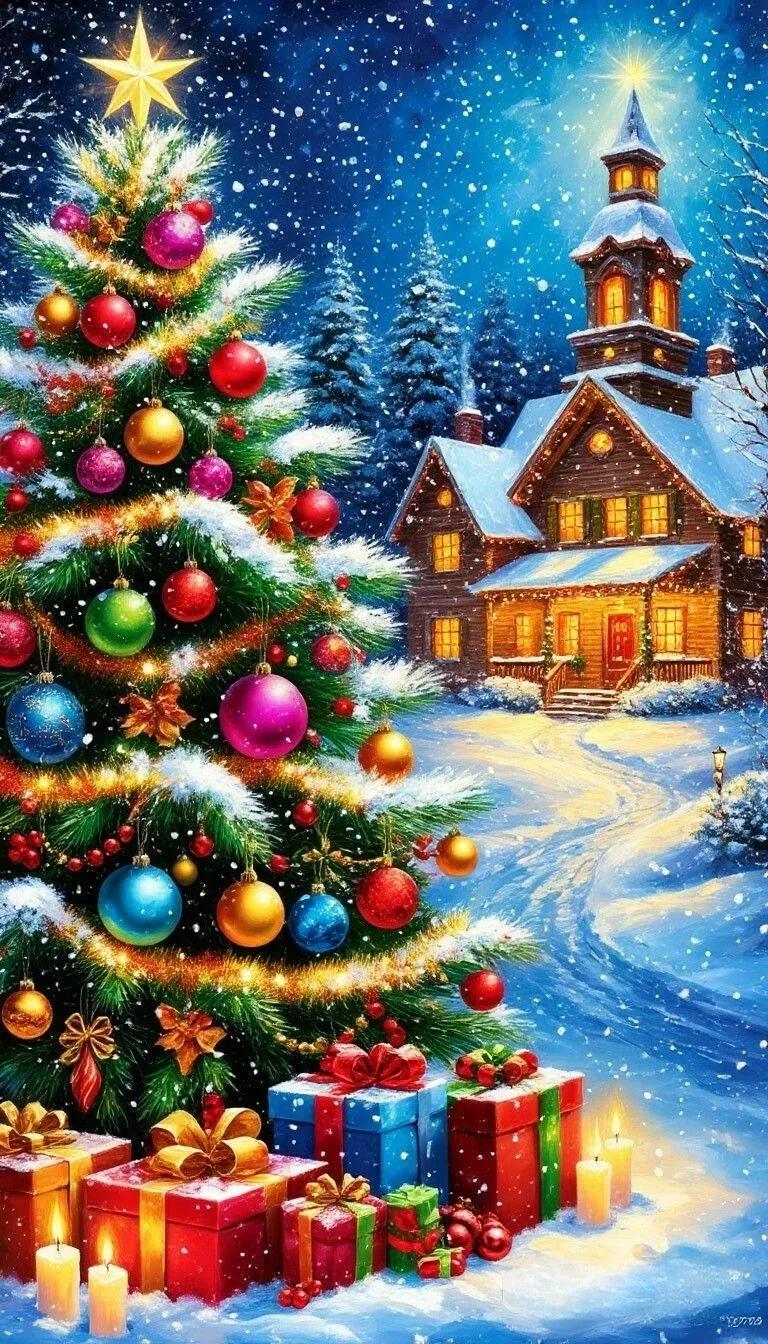 Paint by Numbers Kit Christmas