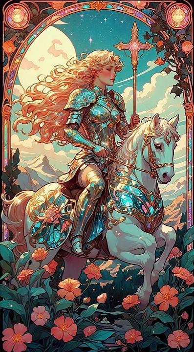 Paint by Numbers Kit Female Knight