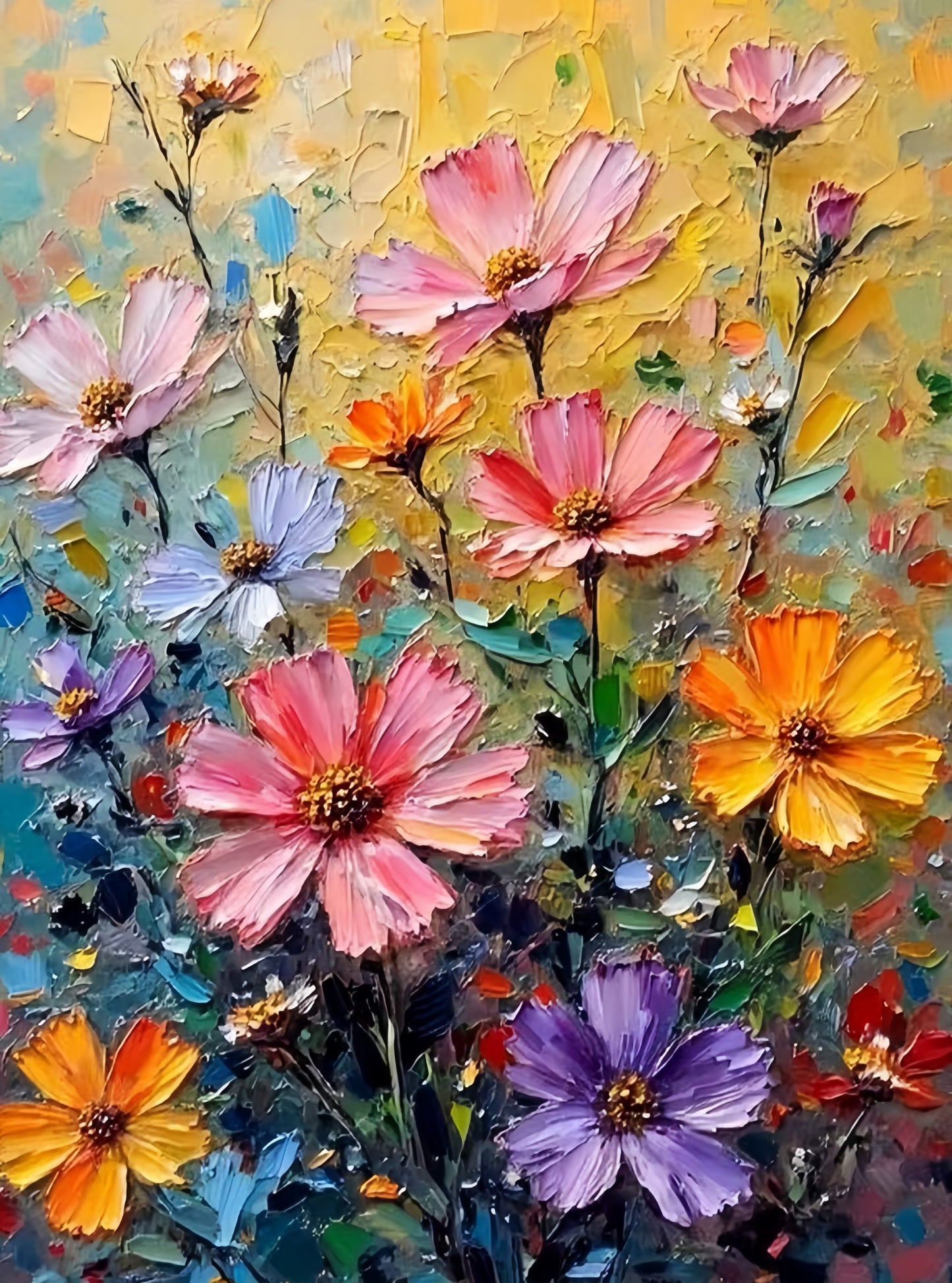 Paint by Numbers Kits 3D Appearance Flower