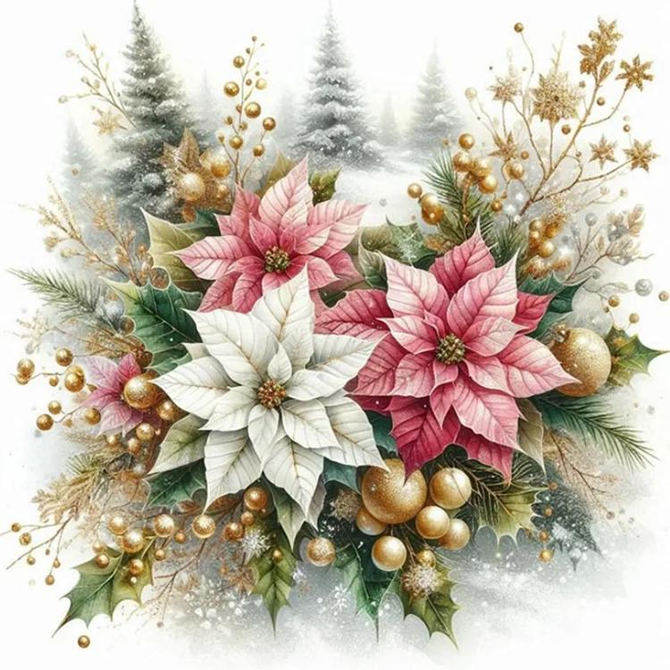 Paint by Numbers Kit Colorful Flowers