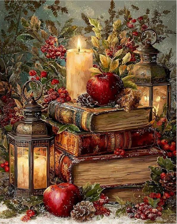 Paint by Numbers Kits Books And Candles