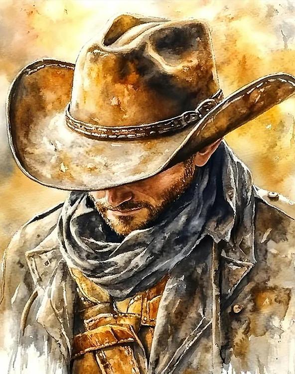 Paint by Numbers Kits Cowboy