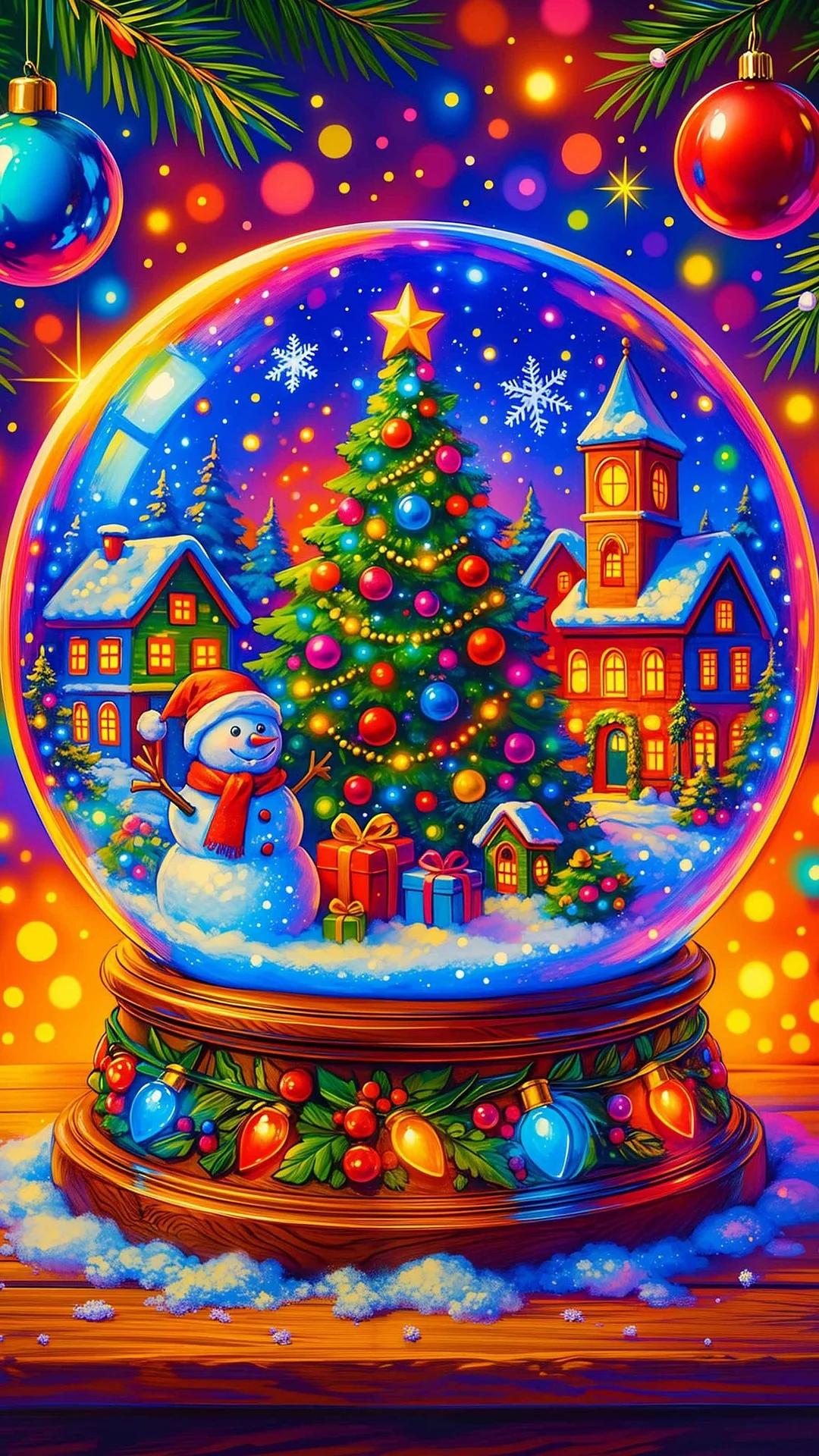 Paint by Numbers Kit Christmas Glass Ball