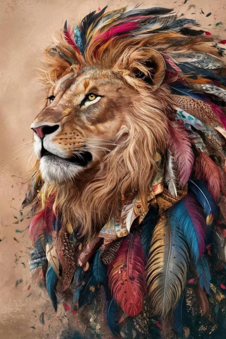 Paint by Numbers Kit Lion