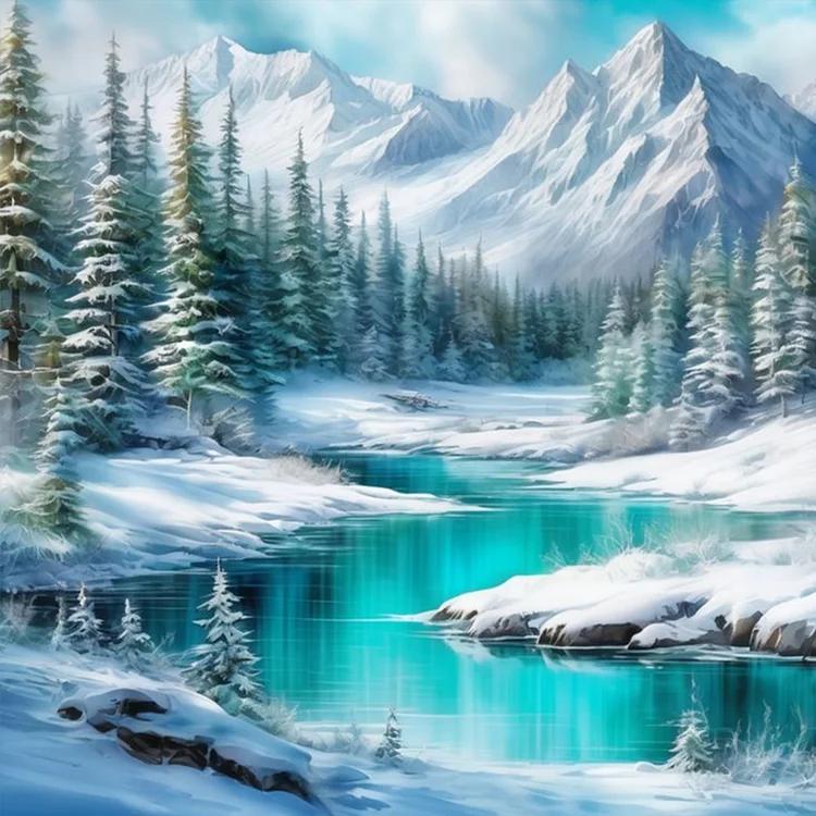 Paint by Numbers Kit Beautiful Scenery