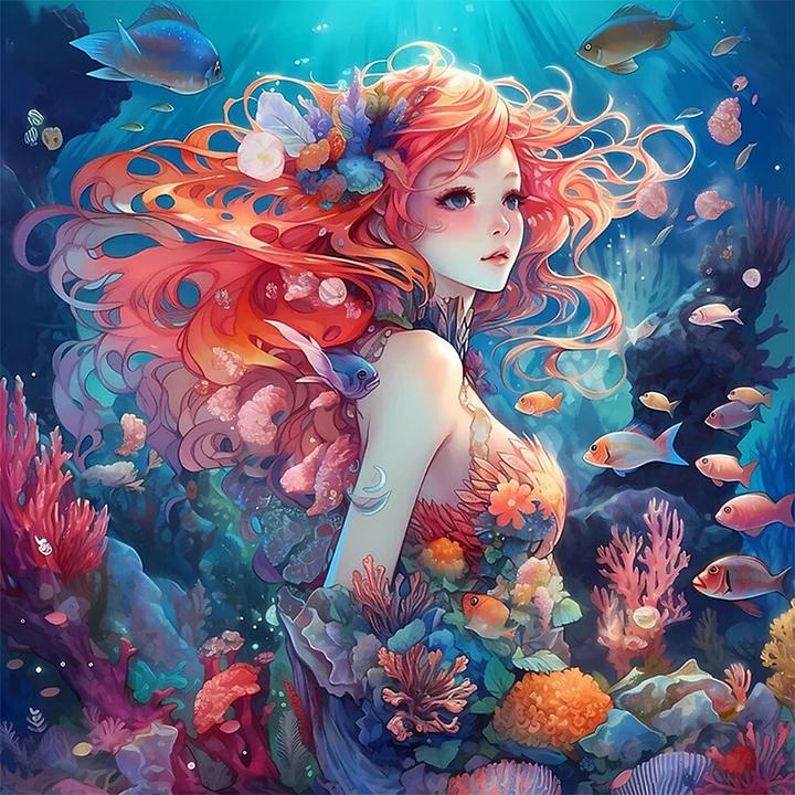Paint by Numbers Kit Underwater Beauty