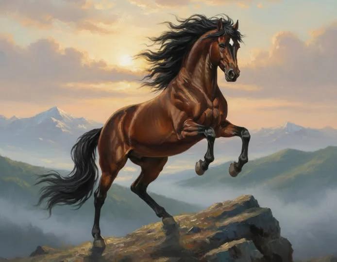 Paint by Numbers Kits Horse