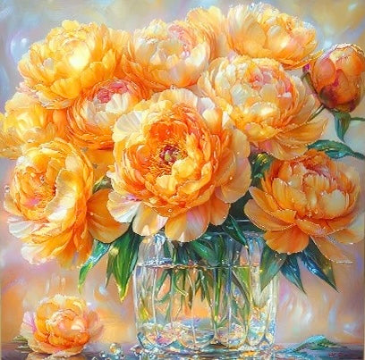 Paint by Numbers Kit Flowers