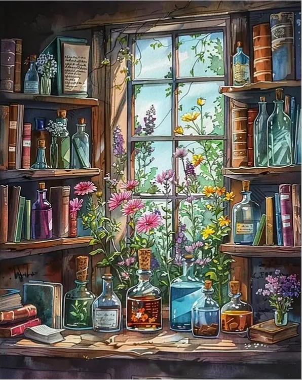 Paint by Numbers Kits Flower Study