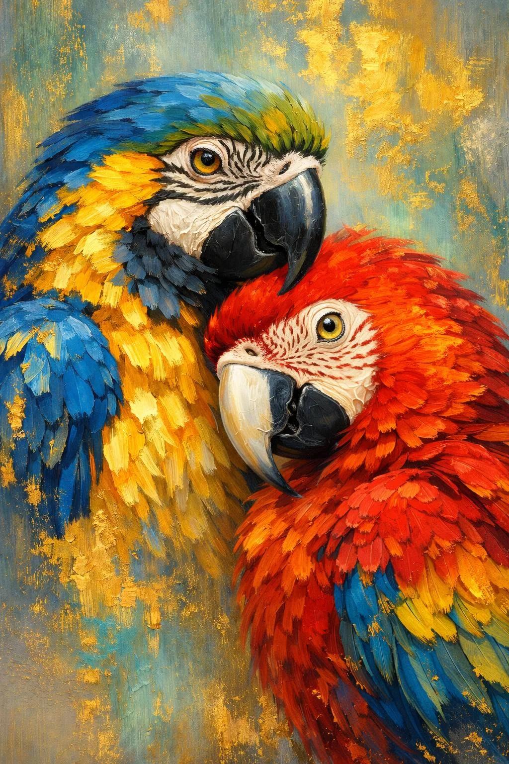 Paint by Numbers Kit Parrot