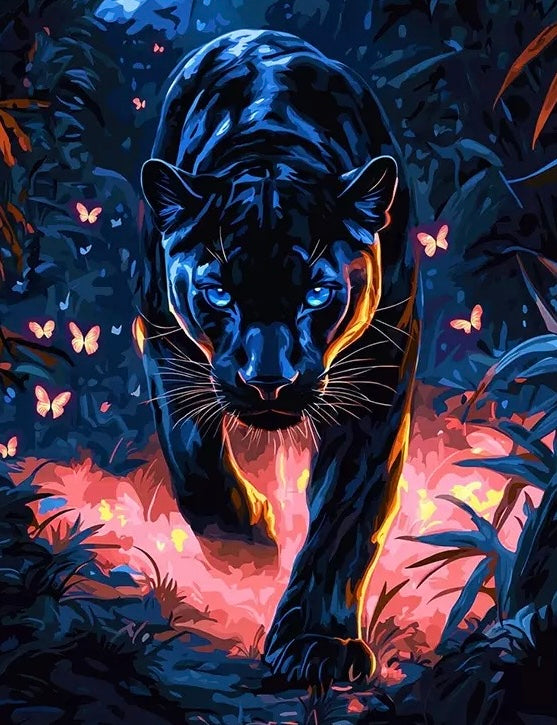 Paint by Numbers Kits Leopard