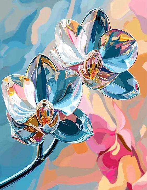 Paint by Numbers Kits Abstract Flower